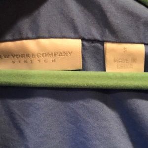 New York & Company Tops - New York & Co Blue Blouse New York & Company Tops - New York & Co Blue Blouse